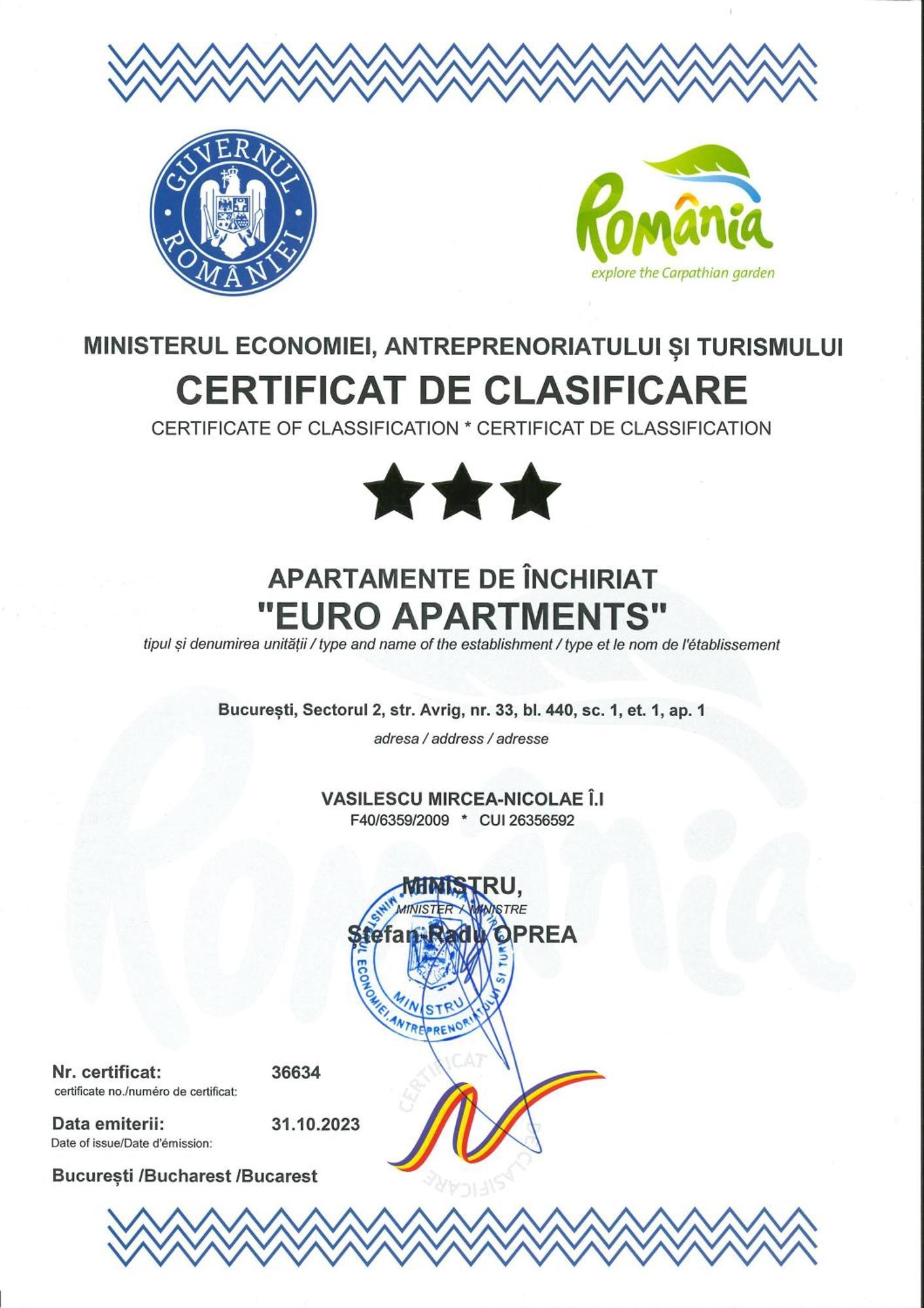 Apartament Euro Bucureşti